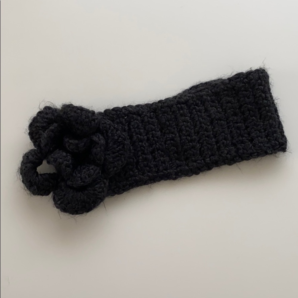 Anthropologie Headband Ear Warmer Charcoal knit - Picture 2 of 6